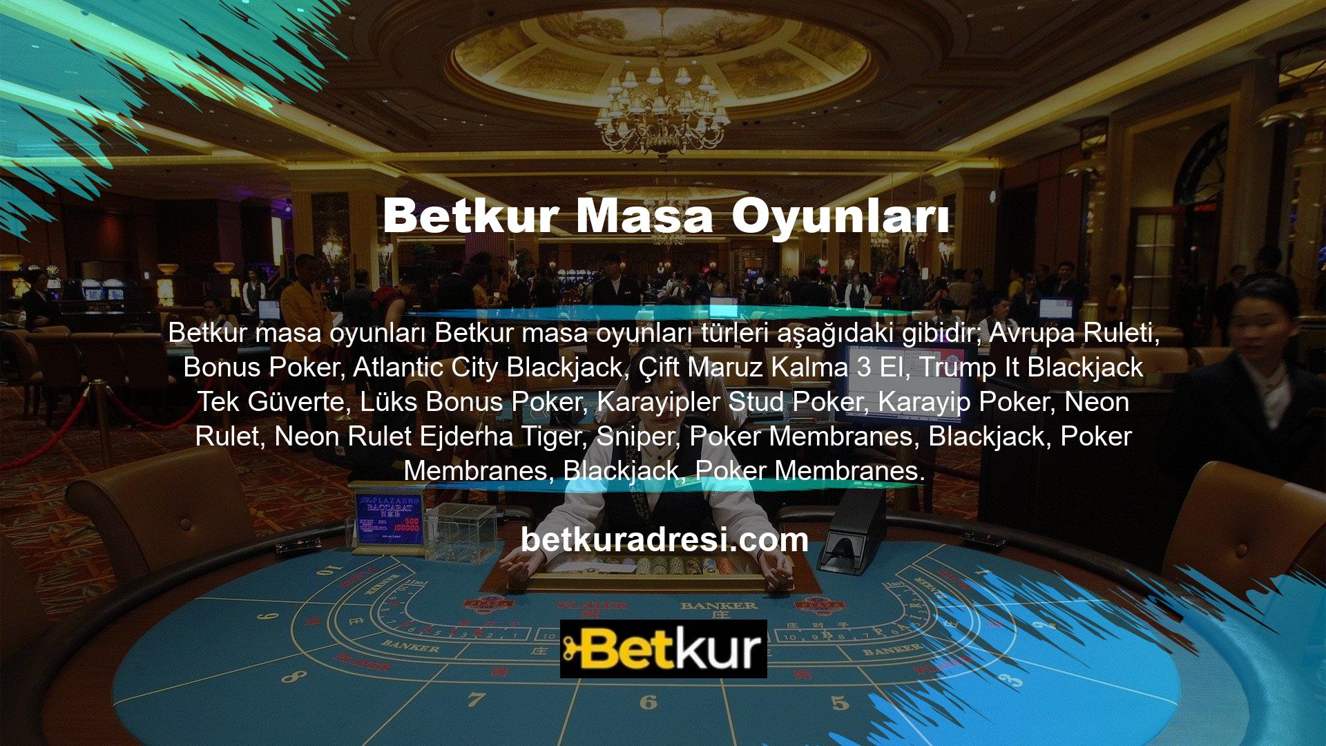 Sitede farklı casino oyunları oynayabilirsiniz ve bazıları paraya mal olur ve bazıları değil